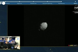 Spazio, la sonda Dart della Nasa impatta contro l'asteroide Dimorphos (ANSA)