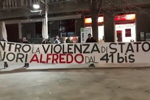 Cospito, sit-in ad Ancona: 