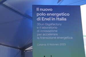 Enel: Gigafactory 3Sun, a Catania la piu' grande fabbrica di pannelli solari in Europa (ANSA)
