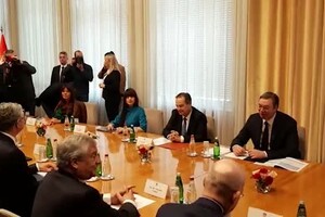 Tajani a Belgrado, bilaterale con il presidente serbo Vucic (ANSA)
