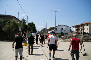 Maltempo: ultras curva Sud Milan in Emilia Romagna, aiuti per gli alluvionati (ANSA)