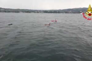Si ribalta una house-boat sul Lago Maggiore, quattro vittime (ANSA)