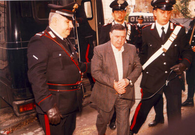 L'arresto del boss della mafia Toto' Riina (ANSA)