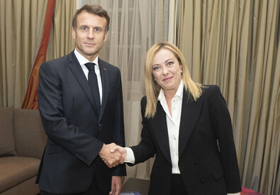 Giorgia Meloni e Emmanuel Macron (ANSA)