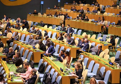 L'Assemblea dell'Onu (ANSA)