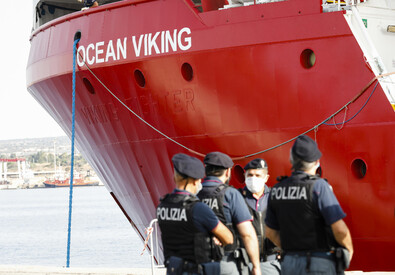La nave Ocean Viking (ANSA)
