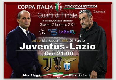 Coppa Italia, Quarti: Juventus-Lazio (elaborazione) (ANSA)