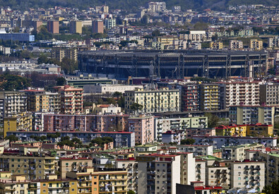 Una veduta del quartiere Fuorigrotta a Napoli (ANSA)