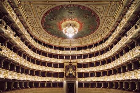 Il Teatro Regio si Parma in una foto di archivio © Ansa