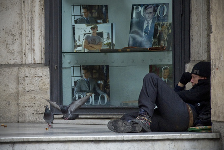 Istat, in aumento i senzatetto. Sono 50.700 (foto di archivio) © ANSA 