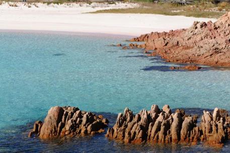 Un'immagine della Spiaggia Rosa dall'Ente Parco Nazionale  dell'Arcipelago di La Maddalena © ANSA