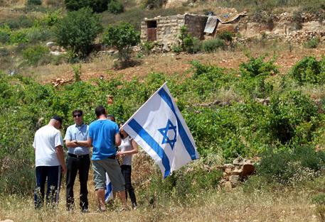 Protesta dei coloni israeliani in Cisgiordania © ANSA 