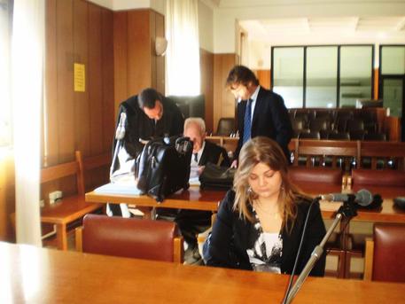 Jessica Pulizzi in tribunale a Marsala © ANSA