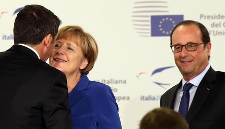 Matteo Renzi e Merkel a Milano © ANSA 