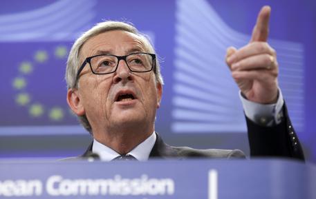 Jean Claude Juncker alla plenaria del Parlamento europeo © EPA
