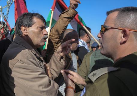 Il ministro Ziad Abu Ein morto durante incidenti a Ramallah © EPA