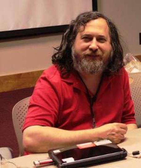 Richard Stallman (Credit: Free Software Foundation) © ANSA