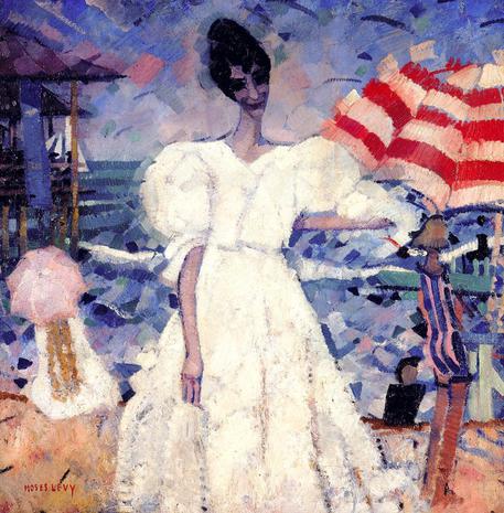 Moses Levy,  Luce Marina, 1917-1918, olio su tavola, cm 69x69, collezione privata © ANSA