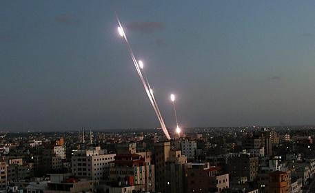 Missili lanciati da Gaza © EPA