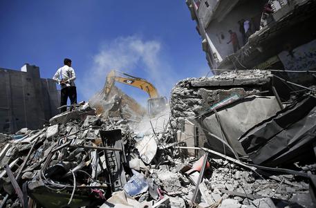 Distruzione a Gaza City ANSA/MOHAMMED SABER (foto: EPA)