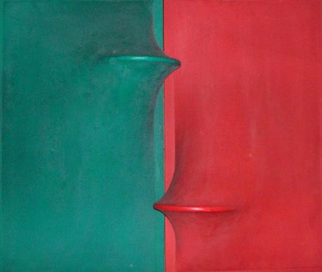 Diario Italiano di Agostino Bonalumi (1970), una delle opere esposte alla mostra Lewitt Bonalumi Boetti © ANSA