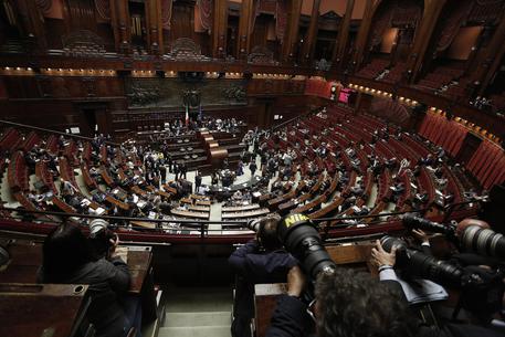 Aula della Camera durante il Parlamento in seduta comune © ANSA