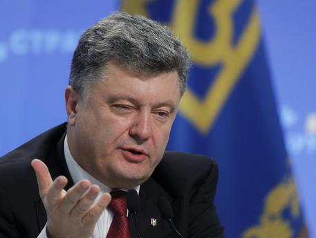 Il presidente ucraino Poroshenko © EPA