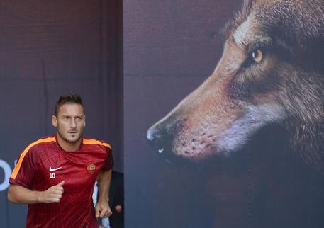 Totti a Roma-Verona (foto: ANSA)