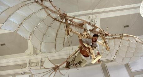 : La ricostruzione dell'aquila meccanica di Leonardo (fonte: Leonardo3-www.leonardo3.net) © ANSA