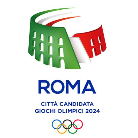 Roma 2024, il logo è un Colosseo tricolore © ANSA
