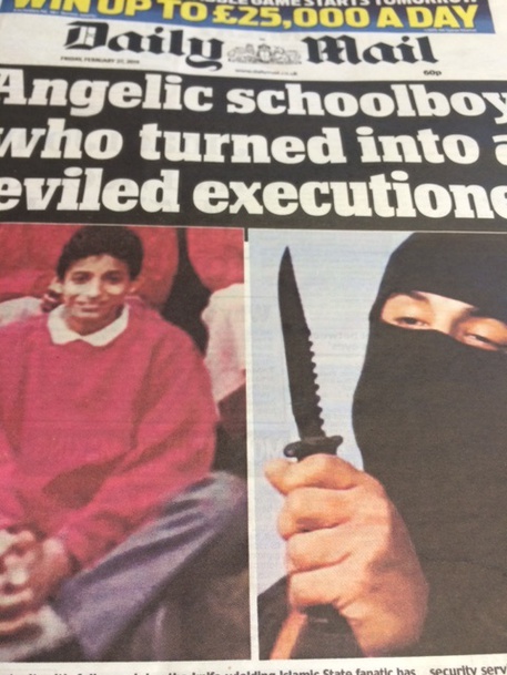 la foto di jihadi John pubblicata dal Daily Mail © Ansa