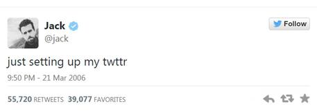 Twitter compie nove anni. Il primo tweet del co-fondatore Jack Dorsey (21 marzo 2006) © ANSA