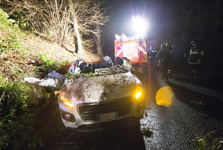 Maltempo: quercia cade su auto vicino Roma, un morto © ANSA
