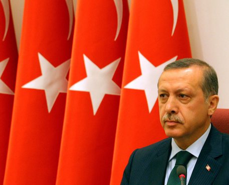 Il Presidente turco Recep Tayyip Erdogan © EPA