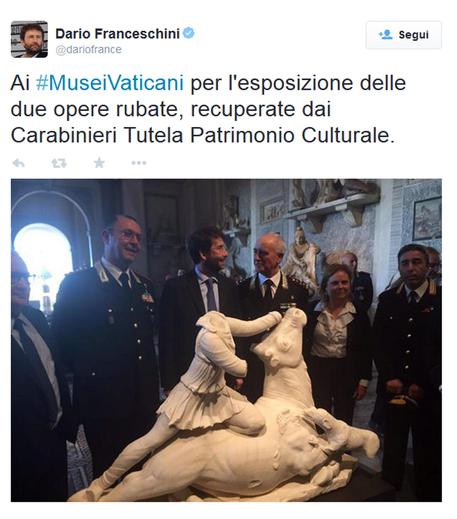 Twitter, Italia trionfa a #MuseumWeek © ANSA