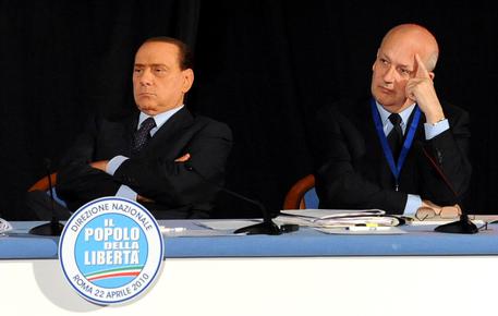 Silvio Berlusconi e Sandro Bondi (archivio) © ANSA 