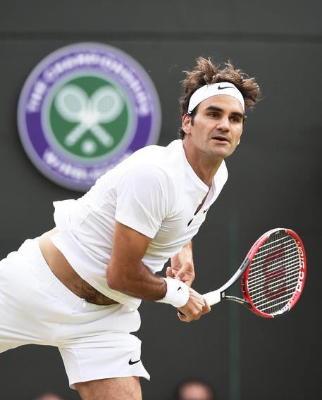 Wimbledon: Federer primo semifinalista © EPA