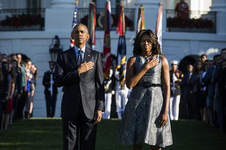 Obama e la moglie Michelle © EPA