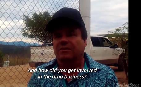 L'intervista di Rolling Stone al narcoboss El Chapo © ANSA