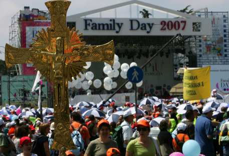 Il Family Day in Piazza San Giovanni nel 2007 © ANSA