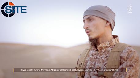 Gli attentatori di Parigi in un video Isis © ANSA