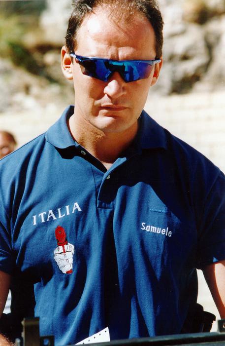 Samuele Donatoni, l' ispettore dei Nocs ucciso in un conflitto a fuoco con i sequestratori dell' imprenditore Giuseppe Soffiantini © ANSA