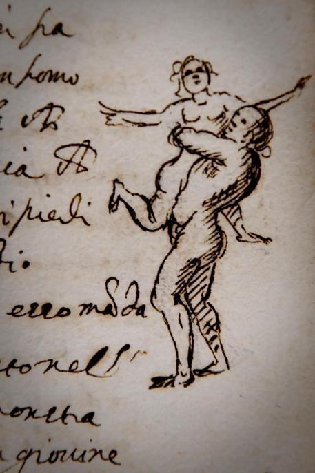 La Federico II salva Codice da Vinci, manoscritto apografo © ANSA