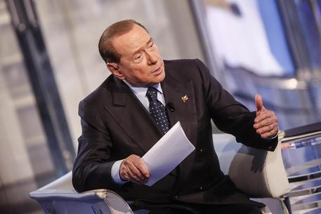 Silvio Berlusconi in una recente apparizione a 'Porta a Porta' © ANSA