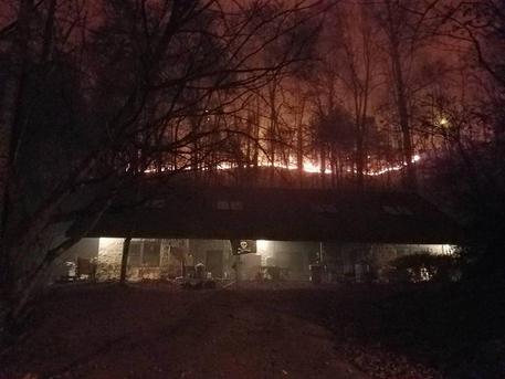 Incendi in Tennessee © EPA