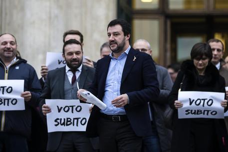 Salvini, subito al voto o in piazza © ANSA
