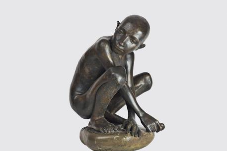 G. Manzù, David, 1938 bronzo, cm 58x53x48, Milano, Collezione Privata Claudia Rordorf © ANSA