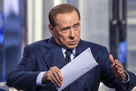 Berlusconi a 'Porta a Porta' in una foto d'archivio © ANSA