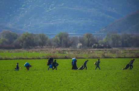 Un gruppo di migranti © EPA