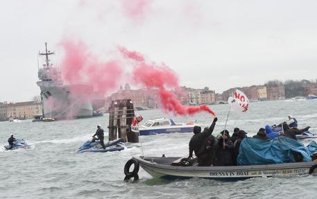 Italy Venice Protest (foto: ANSA)